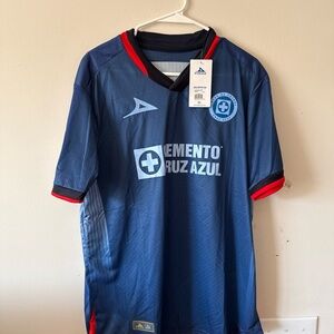 Blue and Red Men's Jersey